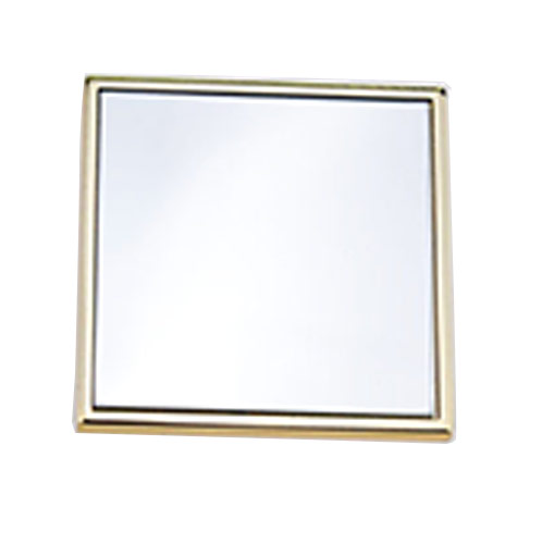 高档镀金锌合金化妆镜厂家定制 单面金属镜子